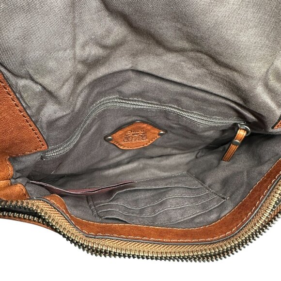 Vintage Y2K Juicy Couture brown Leather Bag with Heavy Chain Strap - Picture 11 of 16